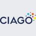 CIAGO-logo met kleurrijke stippen rechtsboven.