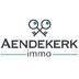 Logo met twee sleutels en tekst "Aendekerk immo".