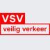 VSV-veilig verkeer logo, rood-witte kleuren.
