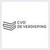 Logo van CVO De Verdieping met drie gestapelde lijnen.