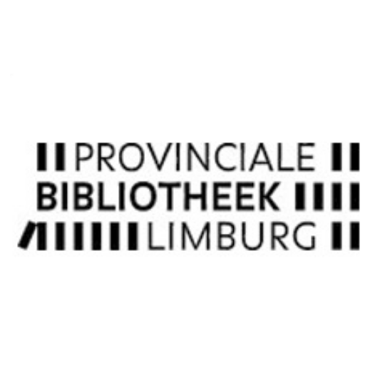 Provinciale Bibliotheek Limburg logo met lijnen eromheen.