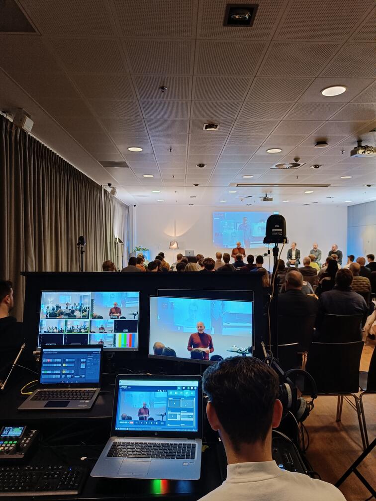 Overview van zaal Corbu in PXL gebouw 